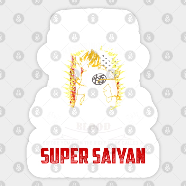 Super Saiyan Goku San dragonballz Sticker by minhhai126